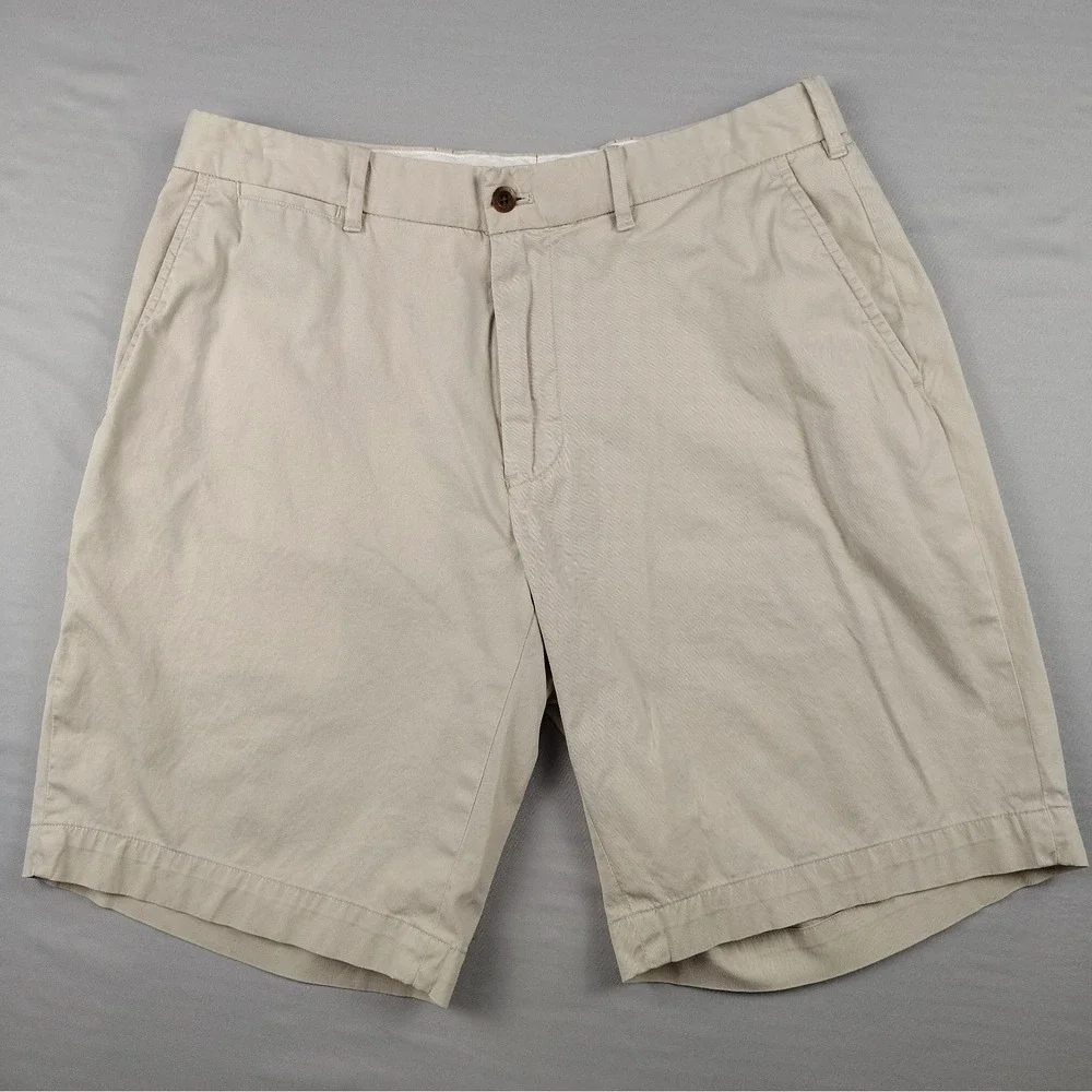 Polo Golf Ralph Lauren Shorts Mens 32 Beige Stretch Chino Golf Classic Fit Crest